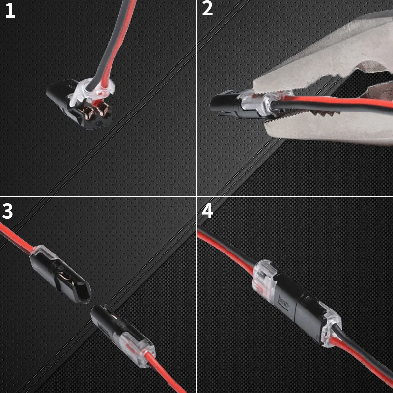 (š„Last Day Promotion  - 49% off)2024Double-wire Plug-in Connector With Locking Buckle(The more you buy, the more discounts you get)