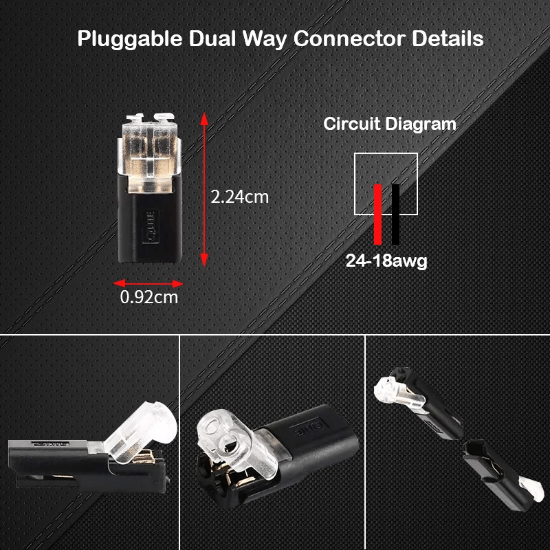 (š„Last Day Promotion  - 49% off)2024Double-wire Plug-in Connector With Locking Buckle(The more you buy, the more discounts you get)