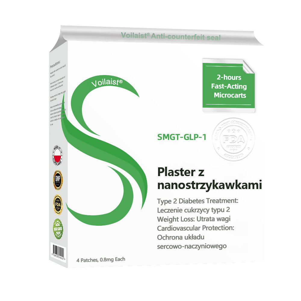 Voilaist® SMGT-GLP-1 Nano Microneedle Patch🍃Bezbolesny, długotrwały, zwalczający cukrzycę, otyłość i choroby układu krążenia🔥🔥🔥