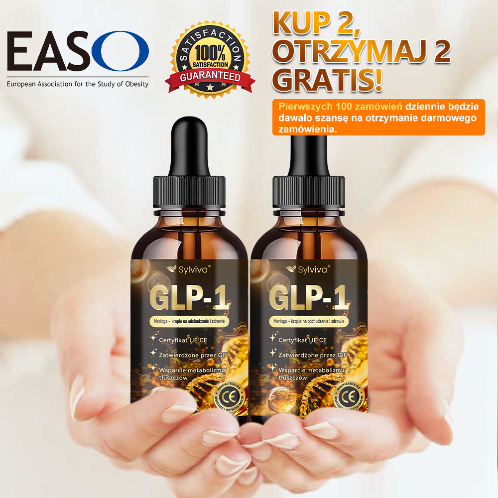 🔥Polecane przez Klinikę Mayo | Oficjalny sklep | Sylviva® GLP-1 Moringa – krople na odchudzanie i zdrowie 🔥 (Spalacz tłuszczu o jakości spożywczej – opracowany przez Towarzystwo Otyłości