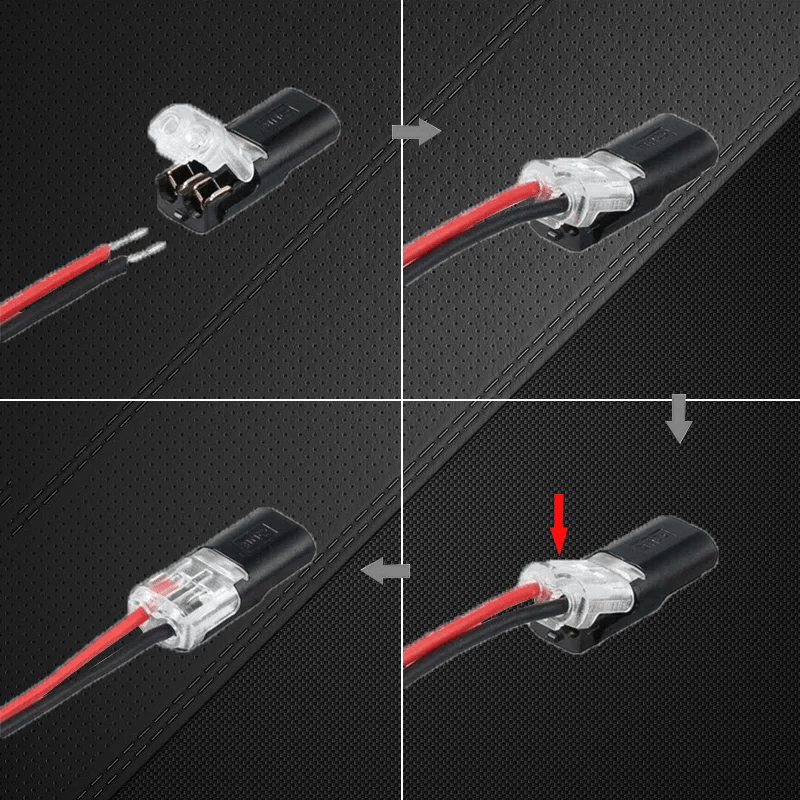 (š„Last Day Promotion  - 49% off)2024Double-wire Plug-in Connector With Locking Buckle(The more you buy, the more discounts you get)