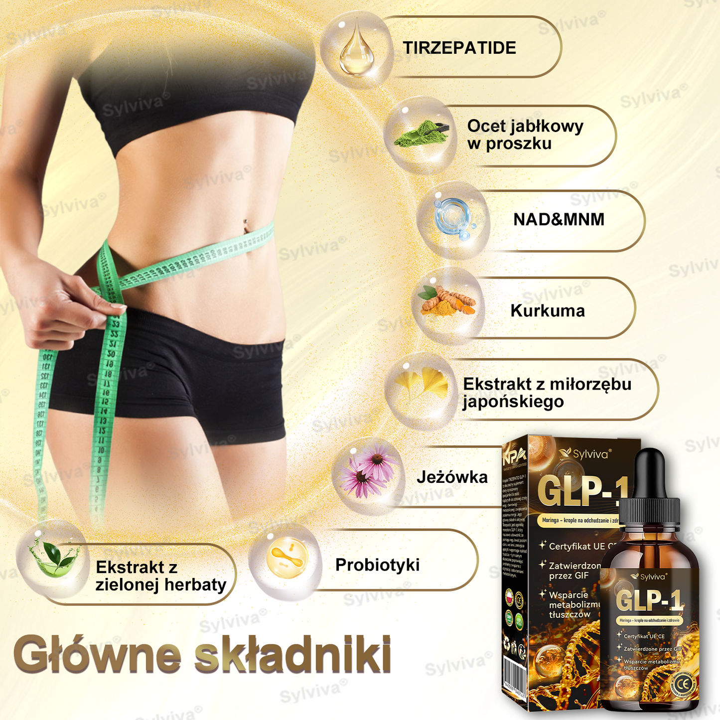 🔥Polecane przez Klinikę Mayo | Oficjalny sklep | Sylviva® GLP-1 Moringa – krople na odchudzanie i zdrowie 🔥 (Spalacz tłuszczu o jakości spożywczej – opracowany przez Towarzystwo Otyłości