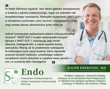 Voilaist® SMGT-GLP-1 Nano Microneedle Patch🍃Bezbolesny, długotrwały, zwalczający cukrzycę, otyłość i choroby układu krążenia🔥🔥🔥