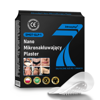 ZdrowyStyl®🌱 Nano Mikronakłuwający Plaster z SMGT-GLP-1 i Matrixyl 3000 – Odchudzanie, Ujędrnianie Skóry, Wsparcie Poziomu Cukru we Krwi, Bez Zastrzyków, Efekty w 7 Dni